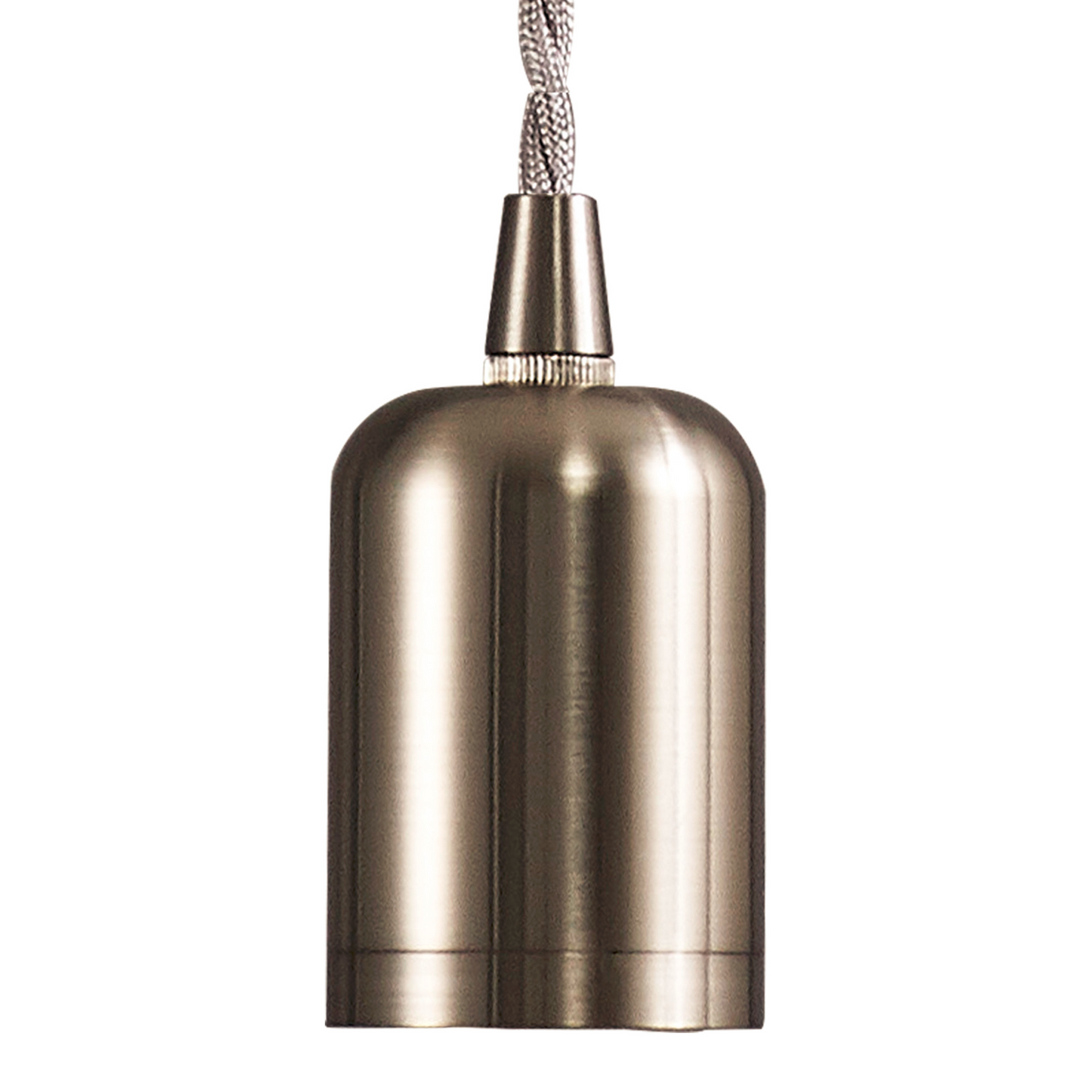 Modern Pre Wired CLASS 2 Metal Pendant Lampholder With Shade Ring