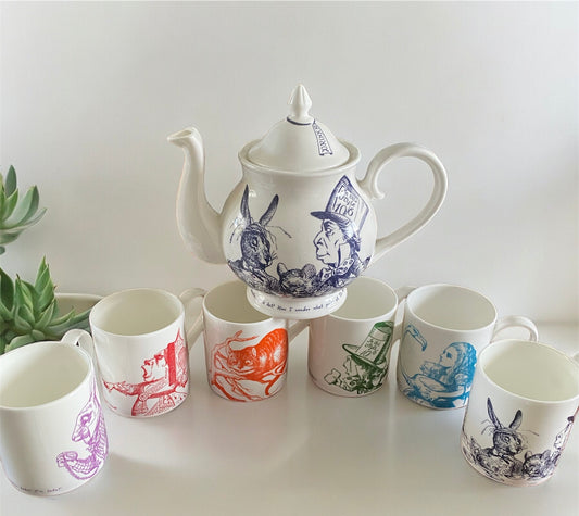 Wonderland Ceramic Alice tea set - for Josh