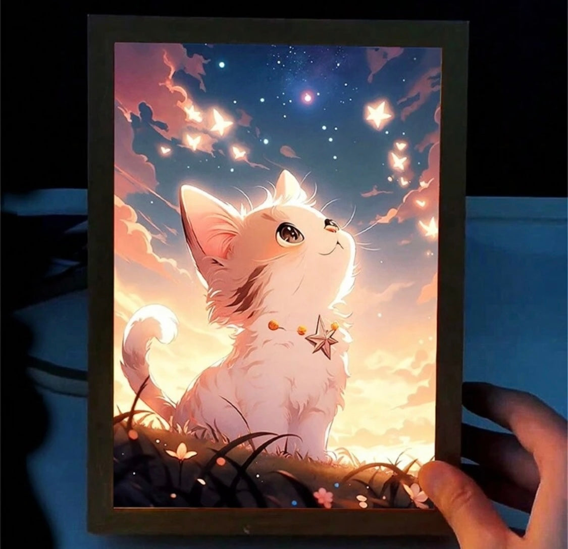 Kitten Anime USB Art Frame