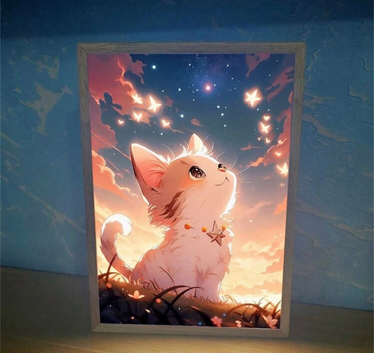 Kitten Anime USB Art Frame