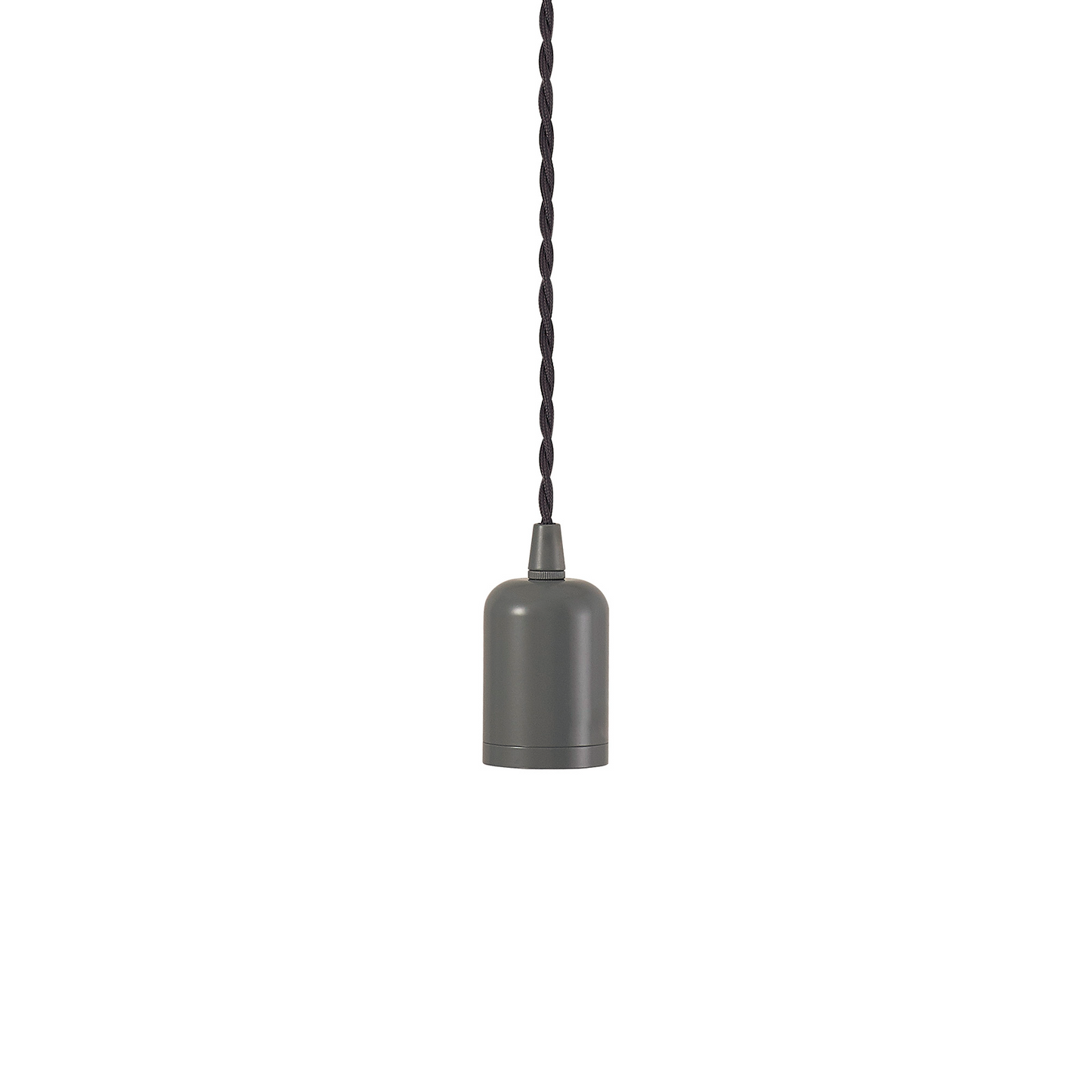 Modern Pre Wired CLASS 2 Metal Pendant Lampholder With Shade Ring