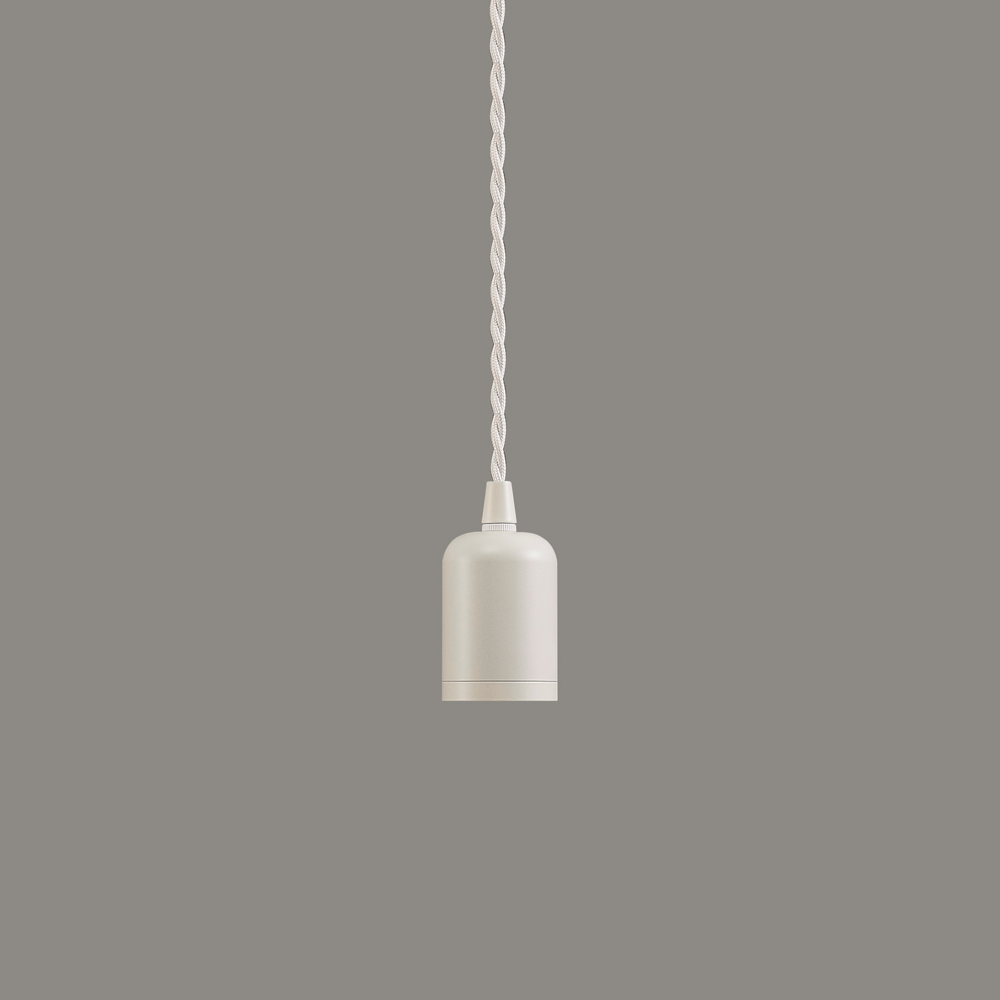 Modern Pre Wired CLASS 2 Metal Pendant Lampholder With Shade Ring