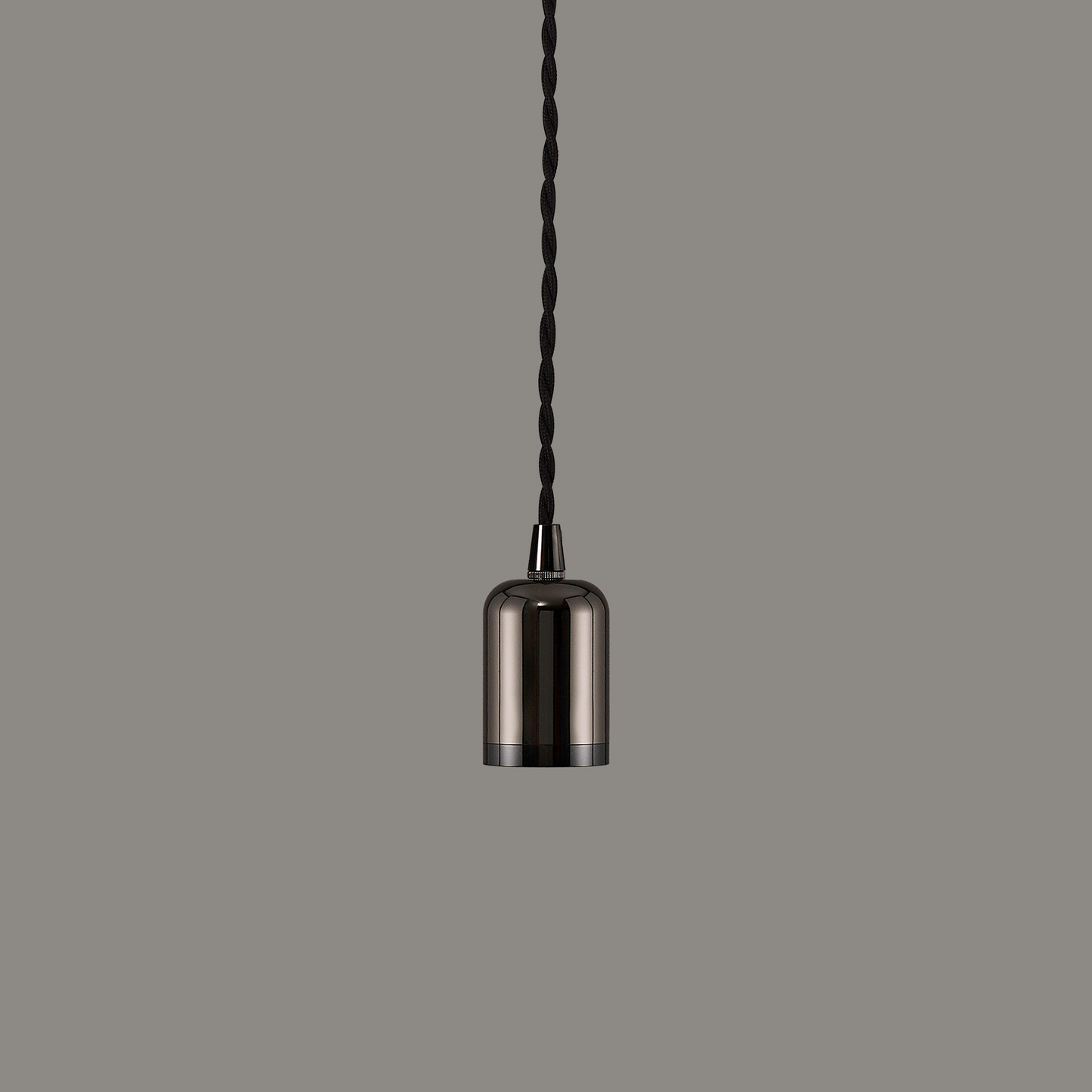 Modern Pre Wired CLASS 2 Metal Pendant Lampholder With Shade Ring