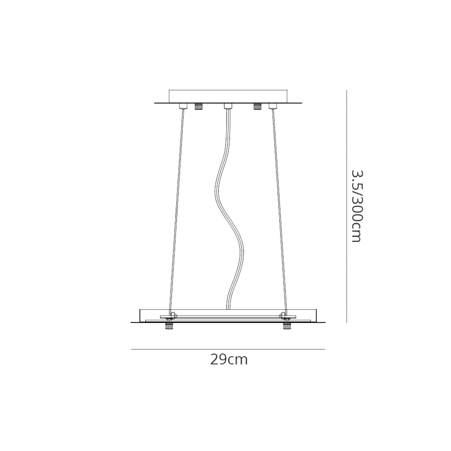 Lowan Suspension Plate for Flush Fittings