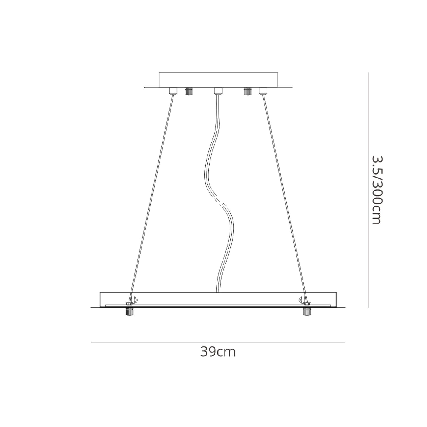 Lowan Suspension Plate for Flush Fittings