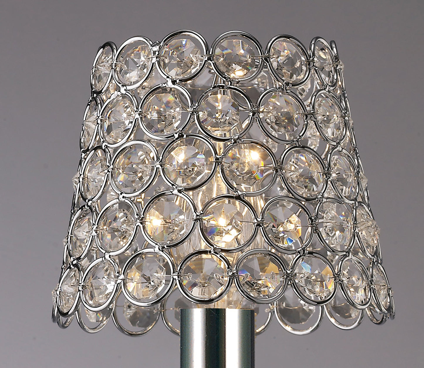 Clip On Crystal Ring Shade