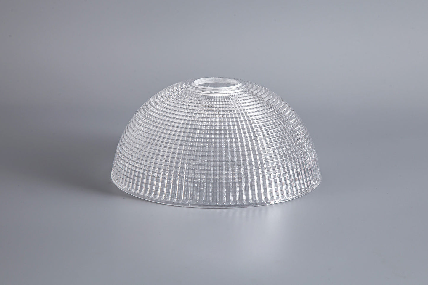 Small Gridded Dome Glass Lampshade