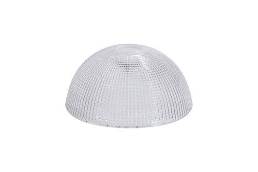 Small Gridded Dome Glass Lampshade