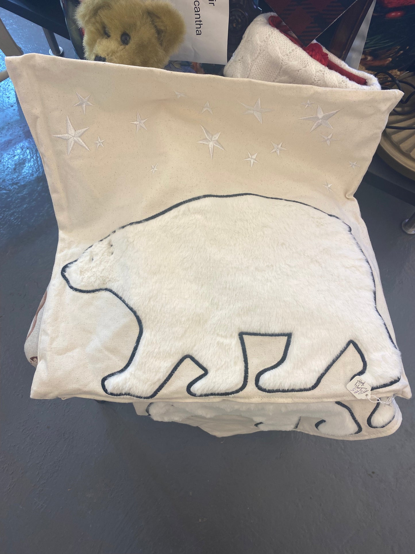 Polar Bear Couch Cushion with inner