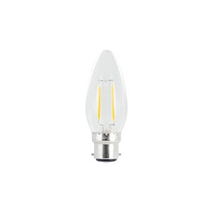 NON Dimmable Filament LED Candle Bulb - 2w (20w)