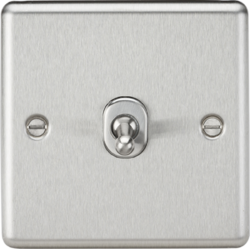 Rounded Edge 1G 2 Way Toggle Switch