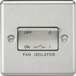 Rounded Edge Fan Isolator Switch