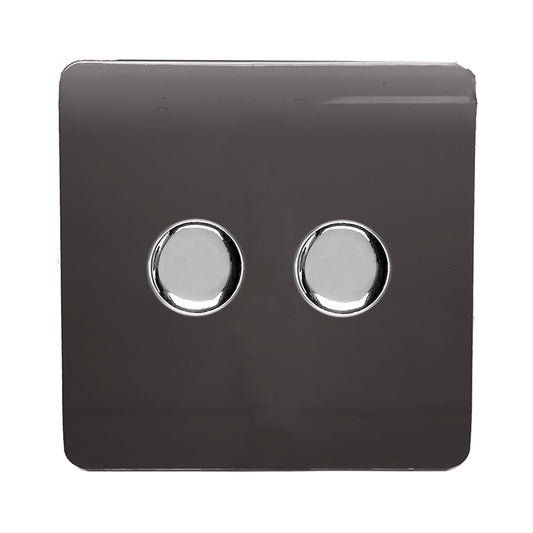 Trendi 2 gang Double 210W LED Dimmer - PRE ORDERS ONLY, DUE MARCH