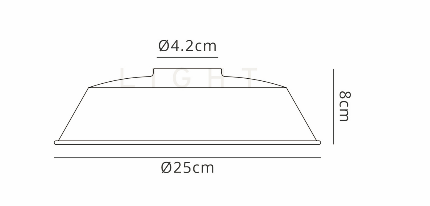 Metal Angled Side Industrial Shade