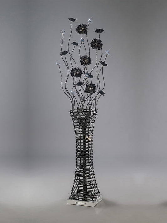 Majella Crystal Flower Floor Lamp by Cassia Twigue