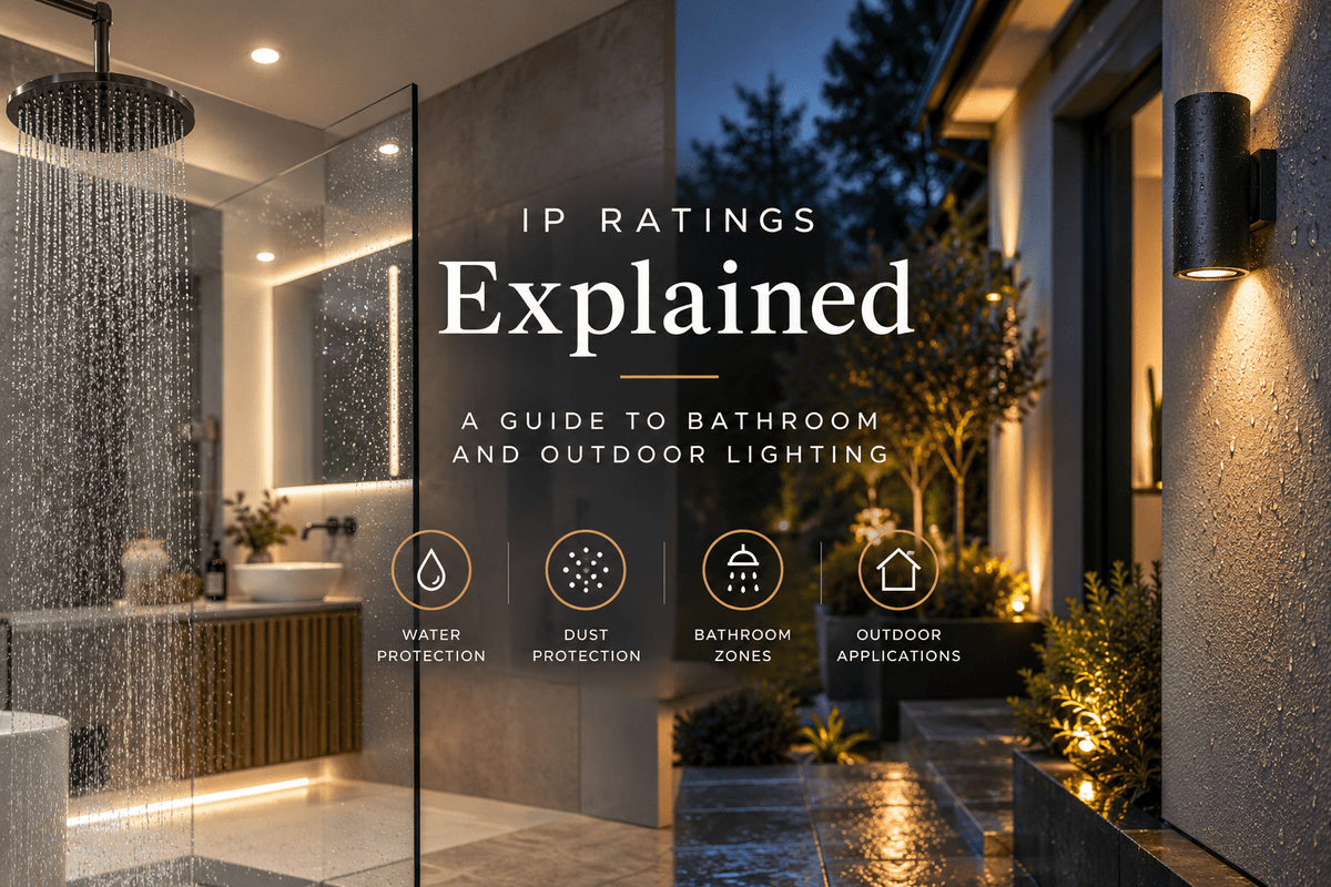 IP Ratings Explained: A Simple Guide to Bathroom and Outdoor Lighting - Luminosity Designs Ltd