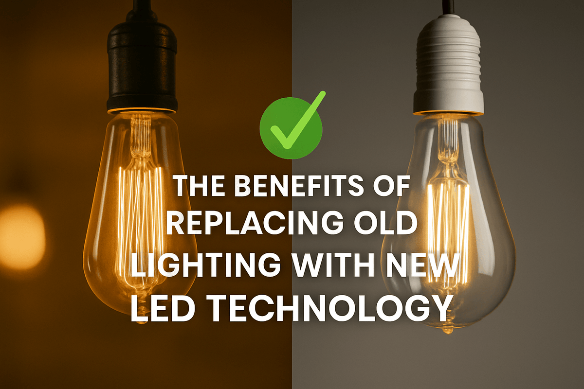 The Benefits of Replacing Old Lighting - New LED Technology - Luminosity Designs Ltd