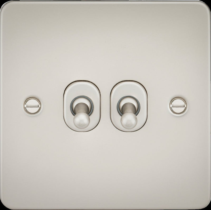 Metal Switches and Sockets - Flat Plate - Luminosity Designs Ltd