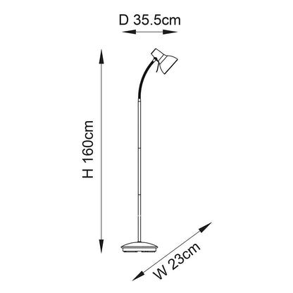 Endon Amalfi Task Floor Lamp