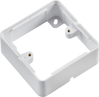 Knightsbridge - 1 Gang Decorative Surface Mount Pattress Box - Luminosity Designs Ltd