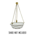 Luminosity Designs - 1 Light kit for Converting a Tiffany or Uplighter Shade to a Ceiling Light - Luminosity Designs Ltd