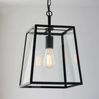 Hurst Simple Glass Lantern Pendant
