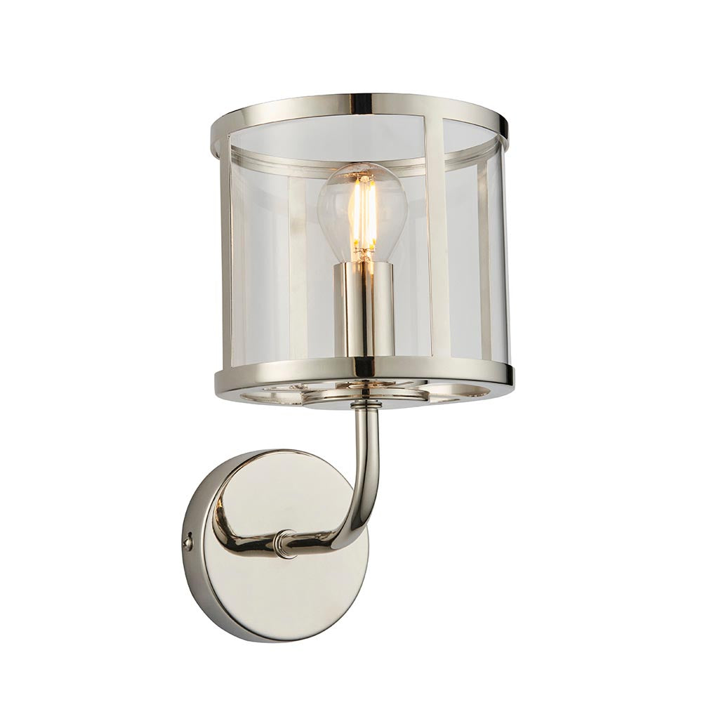 Hopton Industrial Vintage Wall Lantern Light, 1x E27