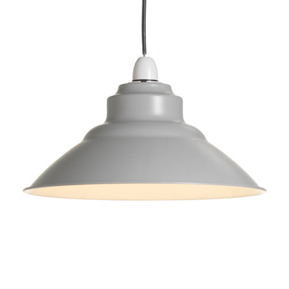 Balor Metal Industrial Style Pendant Shade in A Variety of Colours (Oaks 107)