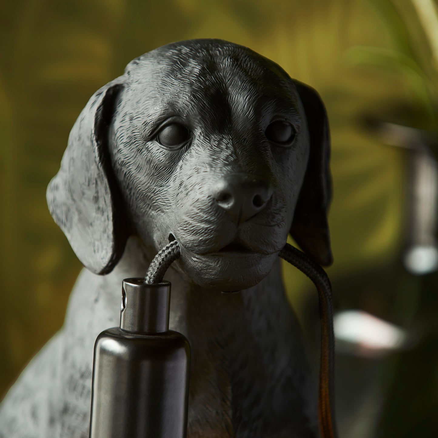 Labrador Puppy Sculpture Table Lamp With Braided Cable and E14 Lamp holder (ENDON 107364 / 107365)