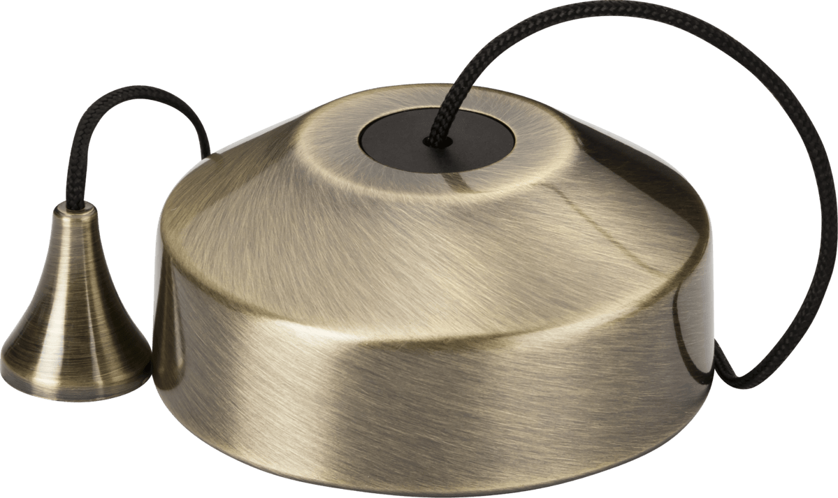 Luminosity Designs Ltd - 10AX 2-way Pull Cord Switch - Antique Brass - Luminosity Designs Ltd