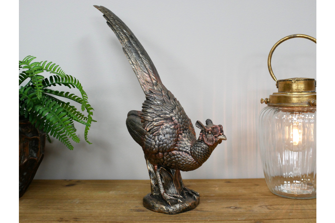 Burnished Bronze Pheasant Ornament