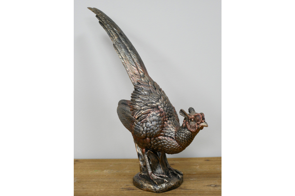 Burnished Bronze Pheasant Ornament