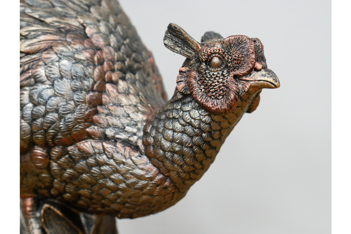 Burnished Bronze Pheasant Ornament