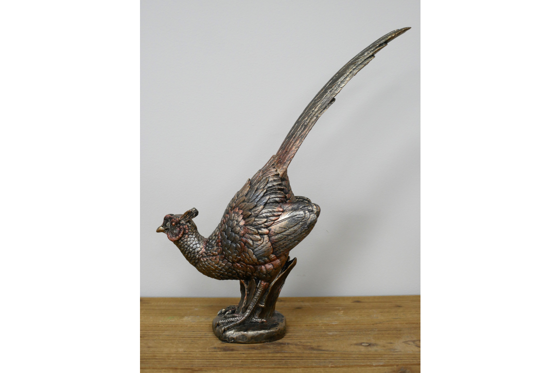 Burnished Bronze Pheasant Ornament