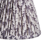 Leaf 16cm Vintage Style Pleated Patterned Shade with Candle Clip