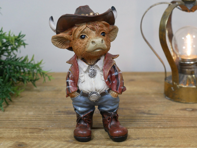 Highland Cowboy Figurine