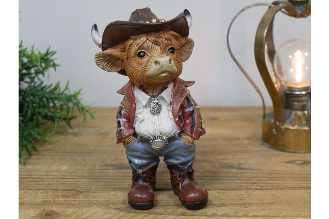 Highland Cowboy Figurine