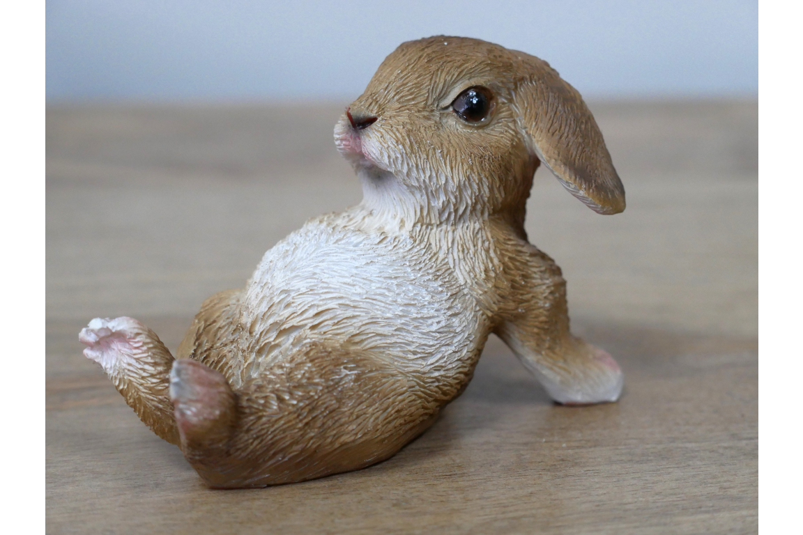 Small Playful Bunny Rabbit Ornaments - 2 Designs Available