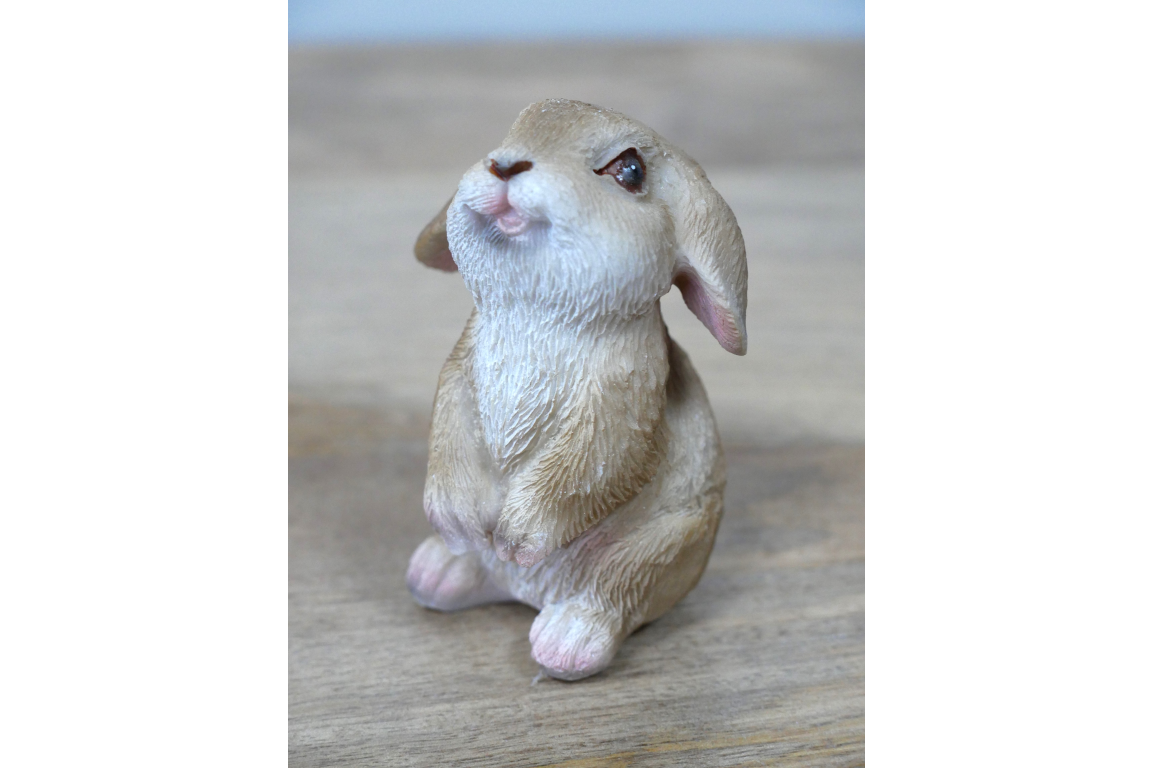 Small Playful Bunny Rabbit Ornaments - 2 Designs Available