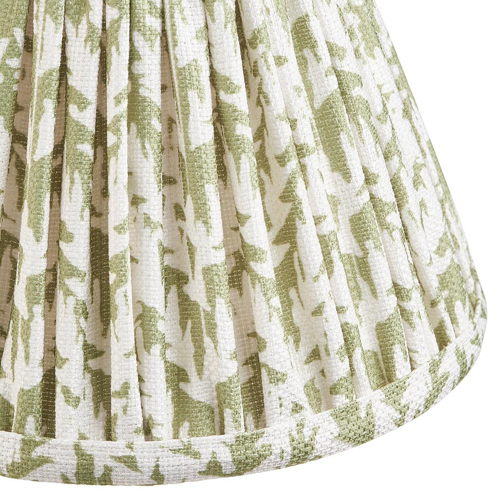 Leaf 16cm Vintage Style Pleated Patterned Shade with Candle Clip