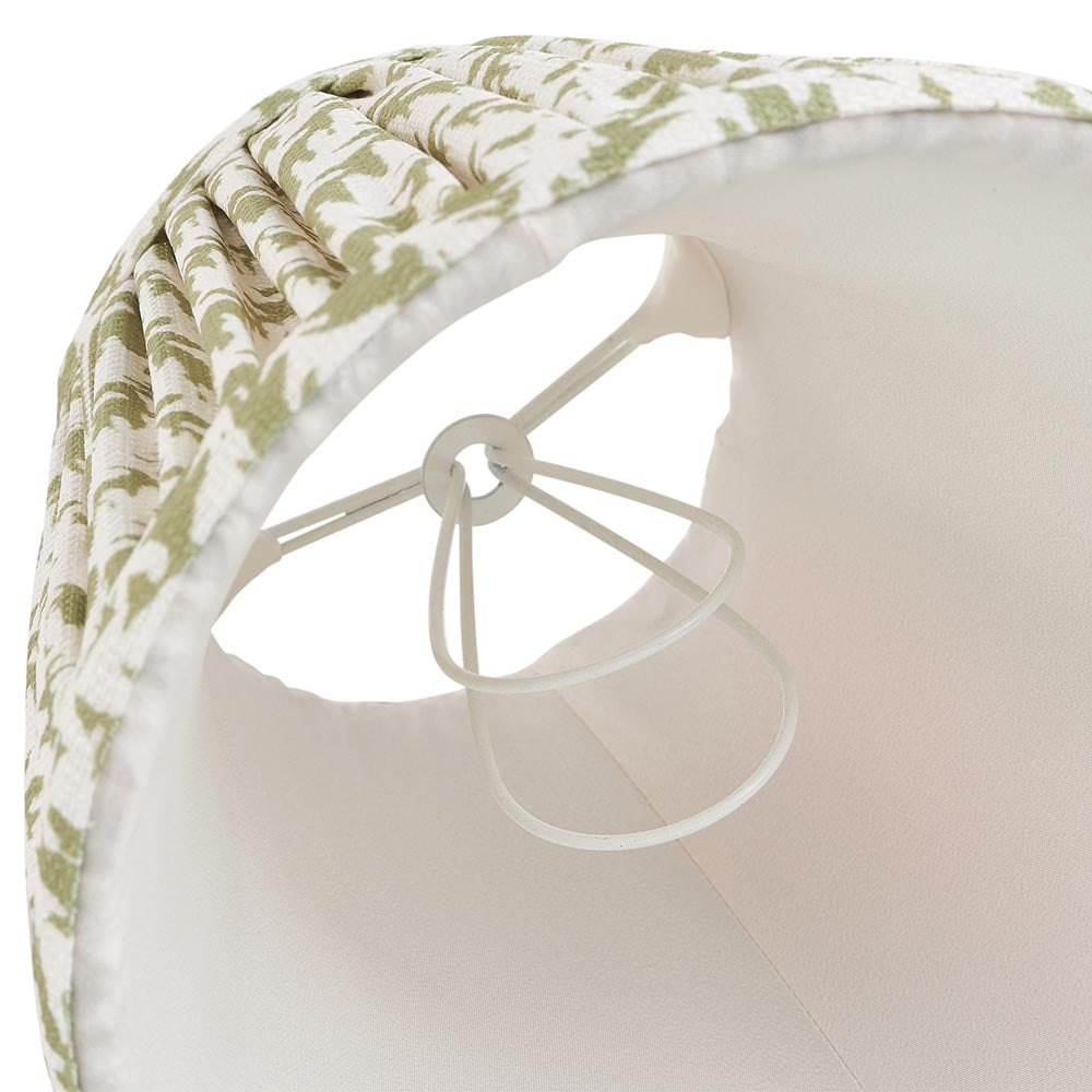 Leaf 16cm Vintage Style Pleated Patterned Shade with Candle Clip