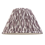 Ikat 25cm Tapered and Pleated Table Lamp Shade with Fixed Gimble in Various Colours