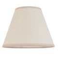 Ivy 25cm Classic Linen Tapered Shade with Fixed Gimble