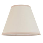 Ivy 25cm Classic Linen Tapered Shade with Fixed Gimble