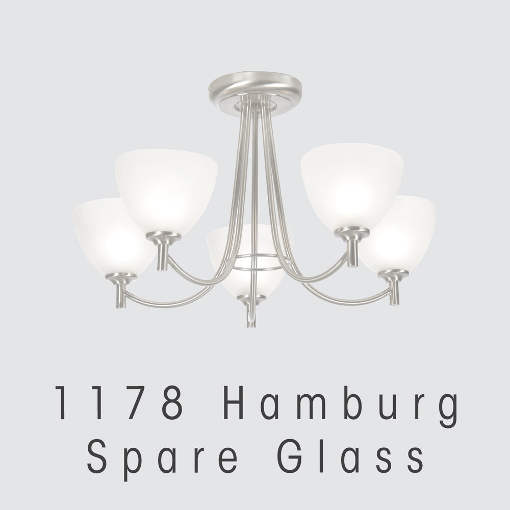 Spare Glass For the Oaks Hamburg Range of Lights (1178)