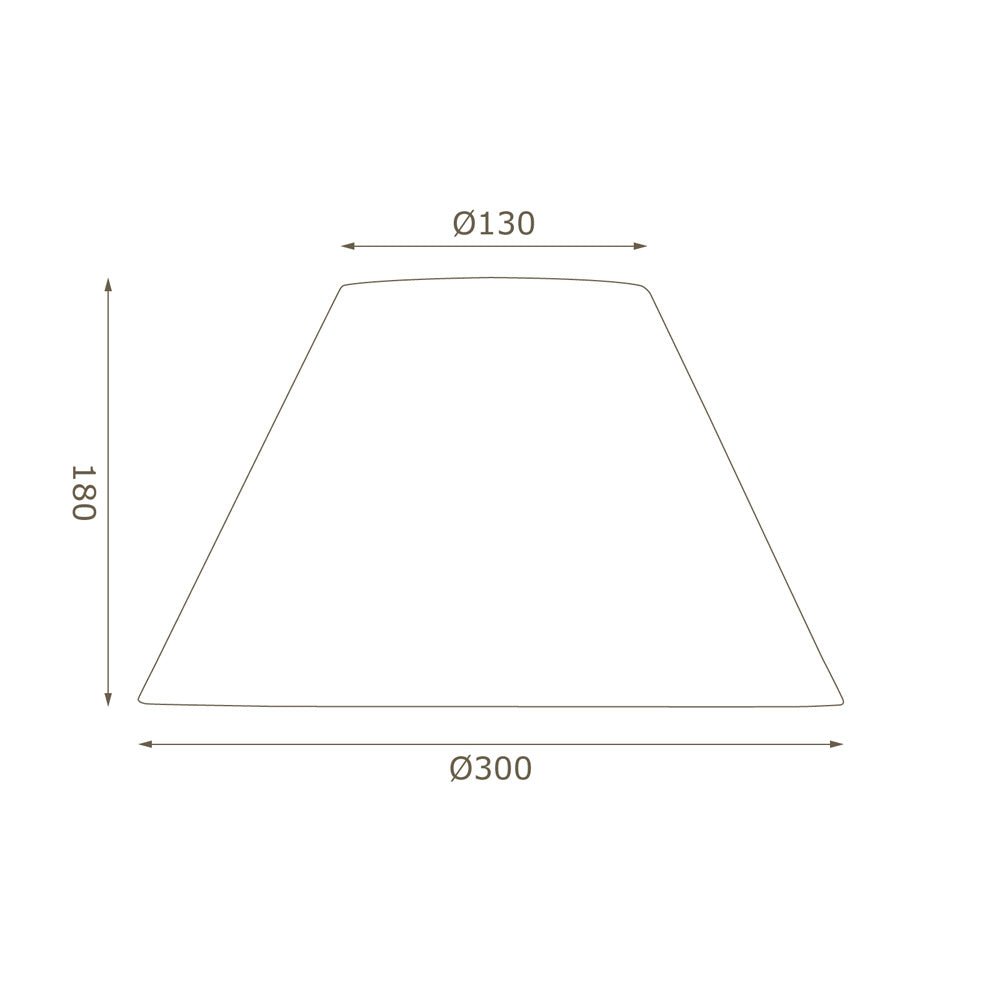 Oaks Lighting - 12" Cotton Coolie Shade with Reversable Gimble - Luminosity Designs Ltd