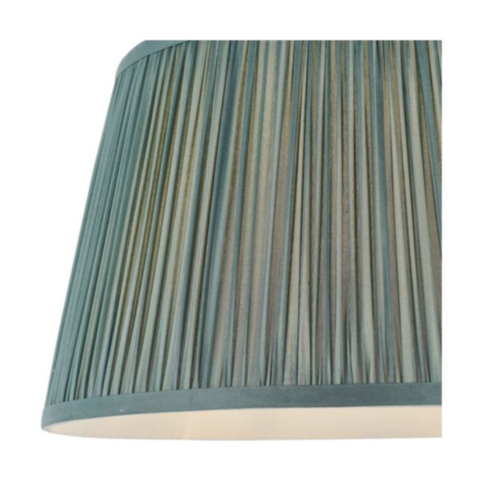 Endon - 12" Freya Pleated Silk Shade - Luminosity Designs Ltd