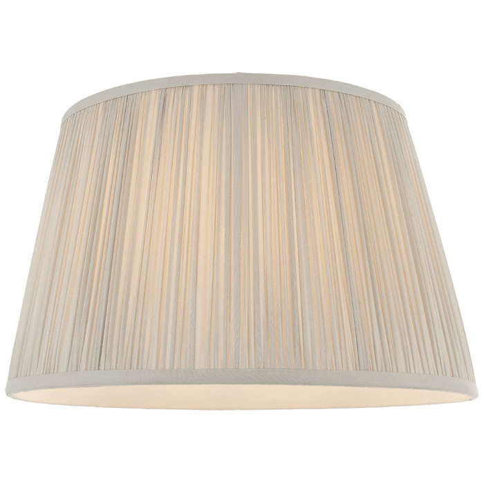 Endon - 12" Freya Pleated Silk Shade - Luminosity Designs Ltd