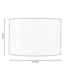 Oaks Lighting - 12" Velvet Drum Shade - Luminosity Designs Ltd