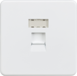 Flat Plate Metal Screwless RJ45 Network Outlet